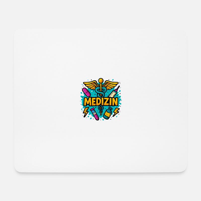 Medizin in Farbe - Mousepad (Querformat) - Weiß