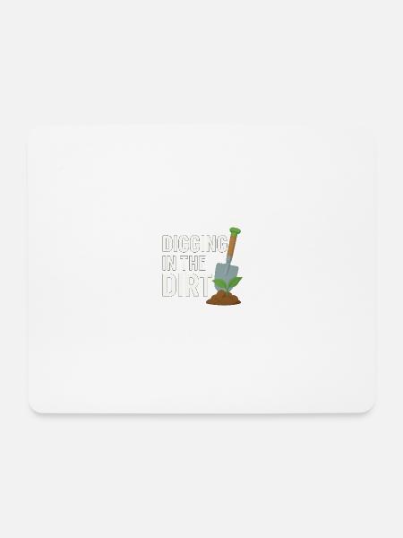 Digging in the Dirt – Gärtner - Mousepad (Querformat) - Weiß