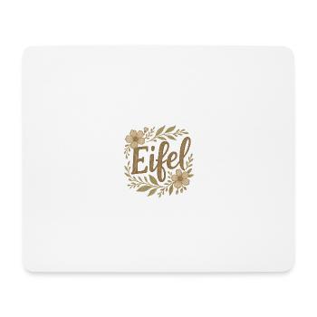 T-shirt Eifel Wanderlust Nature Montagnes Aventure en plein air - Tapis de souris (format paysage) - blanc - Devant