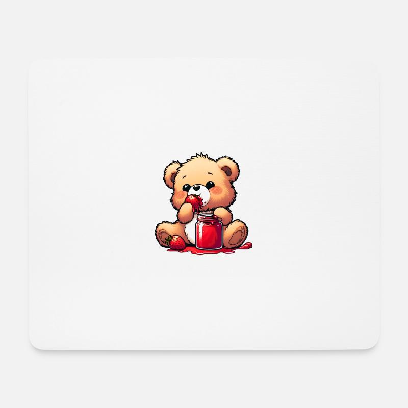 Bärchen Teddybär Bär - Mousepad (Querformat) - Weiß