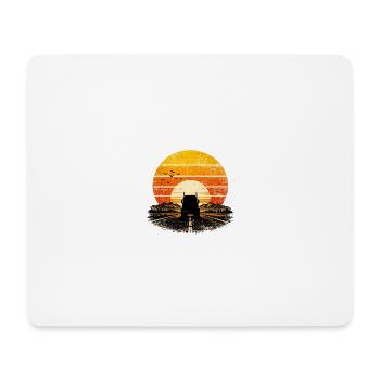 Truck Driver Truck Long-Distance Road Mountains - Mouse Pad (horizontal) - white - Front