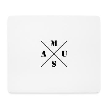 Logo de la souris - Tapis de souris (format paysage) - blanc - Devant