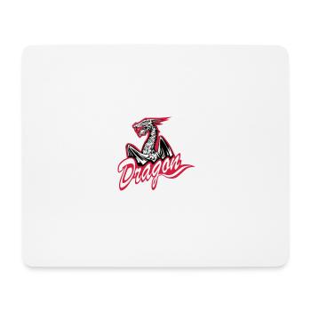 Drache - Mousepad (Querformat) - Weiß - Vorne