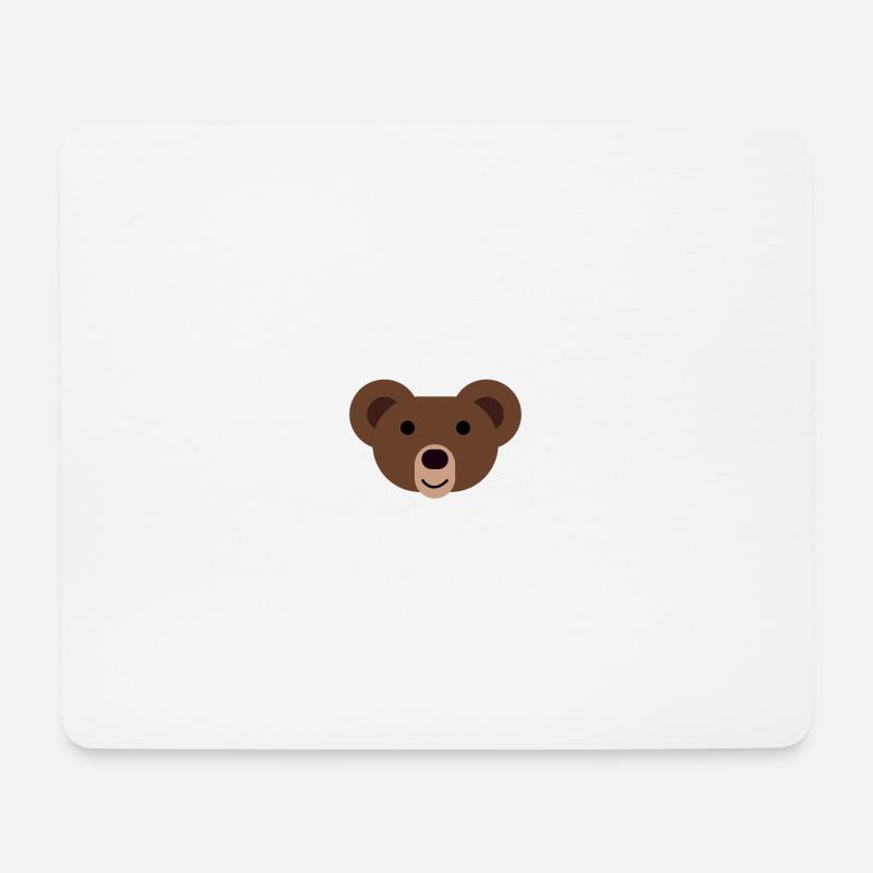Bär Bear - Mousepad (Querformat) - Weiß