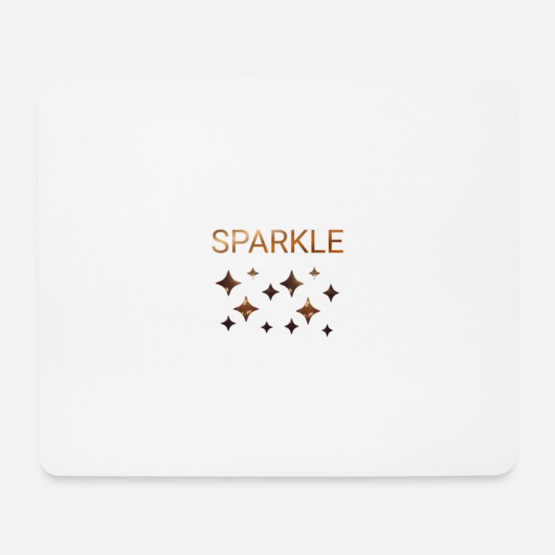 Sparkle - Leuchte - Mousepad (Querformat) - Weiß