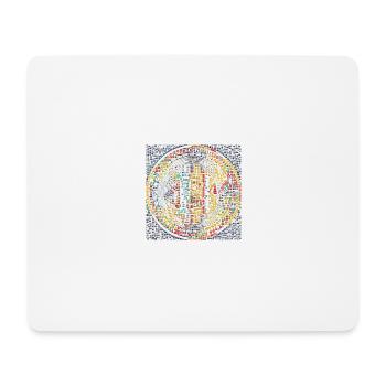 Bitcoin - Mousepad (Querformat) - Weiß - Vorne