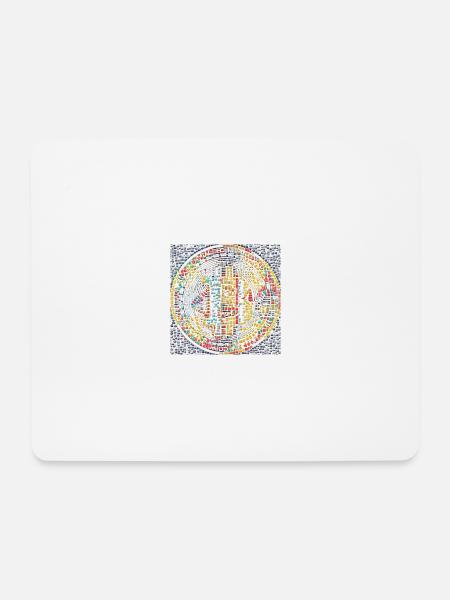 Bitcoin - Mousepad (Querformat) - Weiß