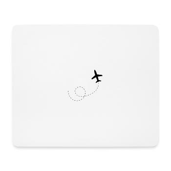 Airplane Travel Holiday - Mouse Pad (horizontal) - white - Front