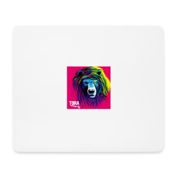The Bär - Tier Porträt Pop Art Style - Mousepad (Querformat) - Weiß - Vorne
