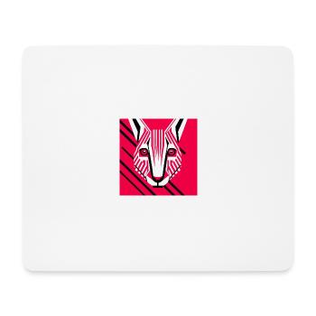 Animal Potrait Cat in Pop Art Style - Mouse Pad (horizontal) - white - Front