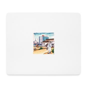 Doctor visiting Mannheim - Mousepad (Querformat) - Weiß - Vorne