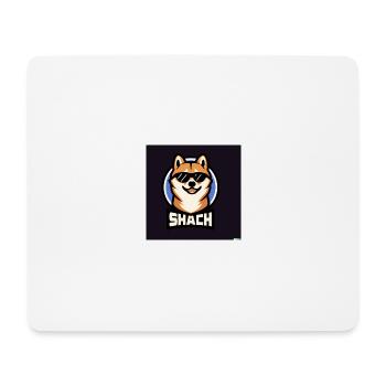 Cool Shiba Inu with glasses - Mousepad (Querformat) - Weiß - Vorne