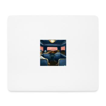 We all sit in the same train travelling. - Mouse Pad (horizontal) - white - Front