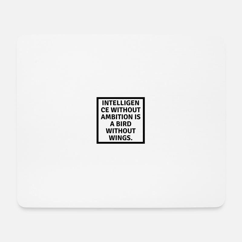 Intelligence... - Mousepad (Querformat) - Weiß