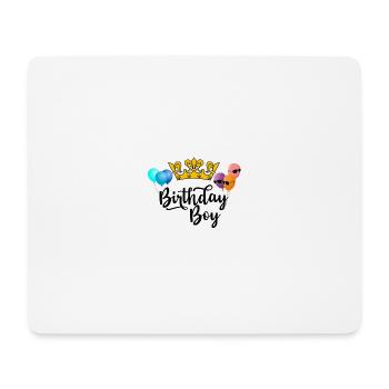 Birthday Men Boy funny Gift Kids - Mouse Pad (horizontal) - white - Front