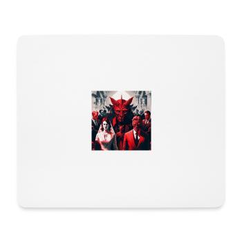 Willkommen im Hellfire#Club - Mousepad (Querformat) - Weiß - Vorne