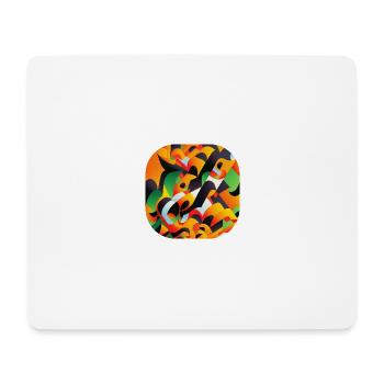 Abstract - Mouse Pad (horizontal) - white - Front