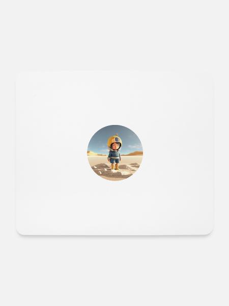 World Explorer - Mousepad (Querformat) - Weiß