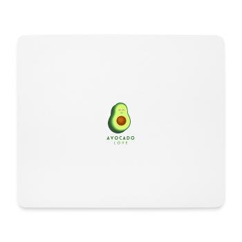 AVOCADO LOVE - Mousepad (Querformat) - Weiß - Vorne
