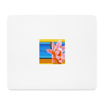 ROSE - Tapis de souris (format paysage) - blanc - Devant