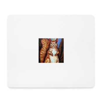 Das königliche Eichhörnchen - Mousepad (Querformat) - Weiß - Vorne