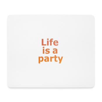 Party - Mouse Pad (horizontal) - white - Front