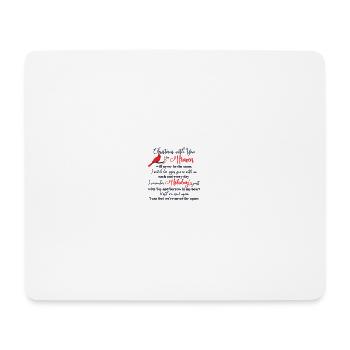 Christmas with you in Heaven Cardinal - Mouse Pad (horizontal) - white - Front