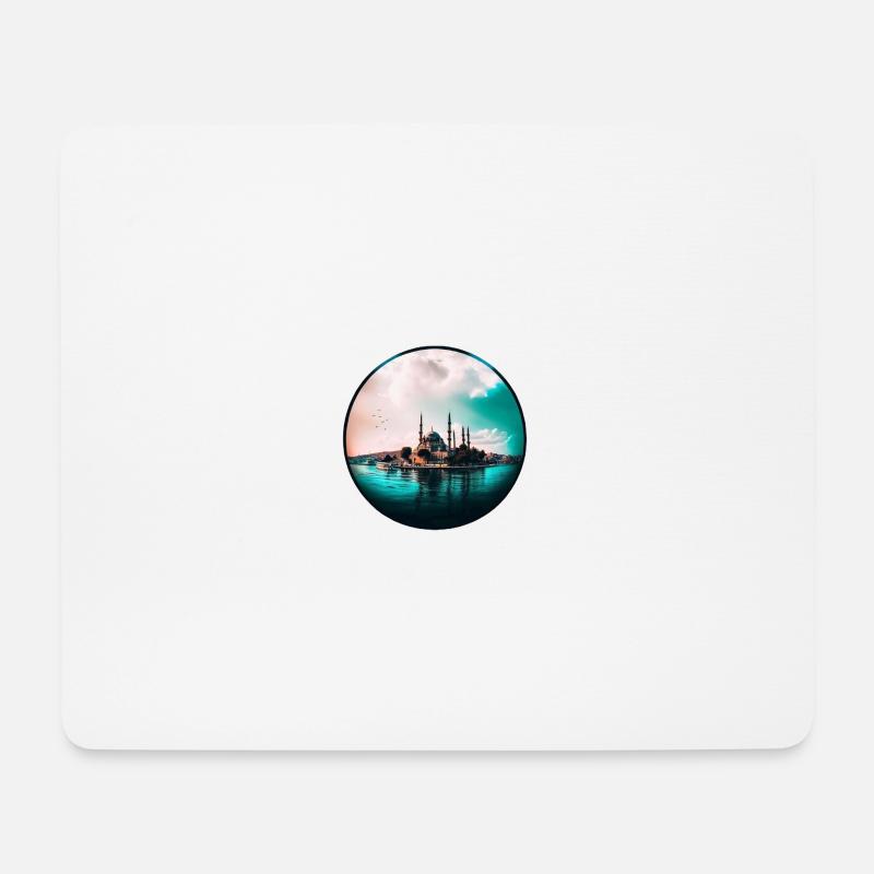 Sonnenuntergang in der Türkei - Mousepad (Querformat) - Weiß