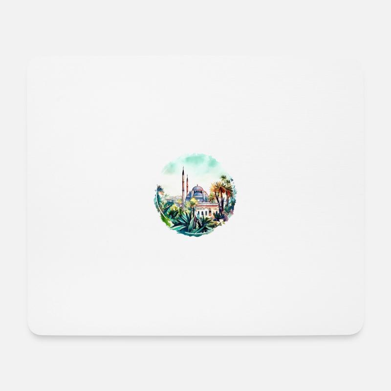 Türkische Architektur - Mousepad (Querformat) - Weiß