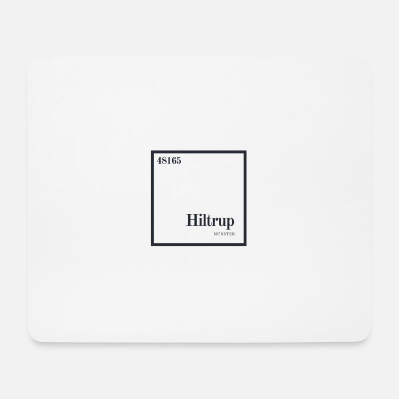 48165 - Hiltrup - Mousepad (Querformat) - Weiß