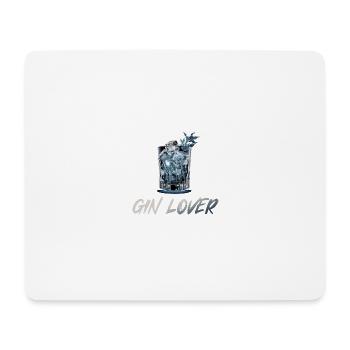 Gin lover a drink is always good - Mouse Pad (horizontal) - white - Front