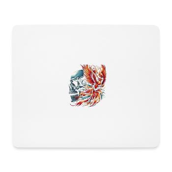 Flame-Winged Legacy - Mouse Pad (horizontal) - white - Front