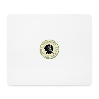 Alles für den Dackel - Mousepad (Querformat) - Weiß - Vorne