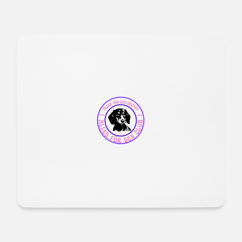 Alles für den Dackel 1 - Mousepad (Querformat) - Weiß