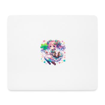 Lucky Lucy - Mousepad (Querformat) - Weiß - Vorne