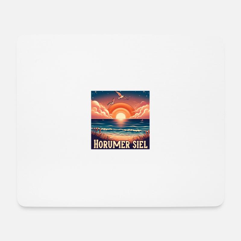 Horumersiel im Wangerland - Mousepad (Querformat) - Weiß