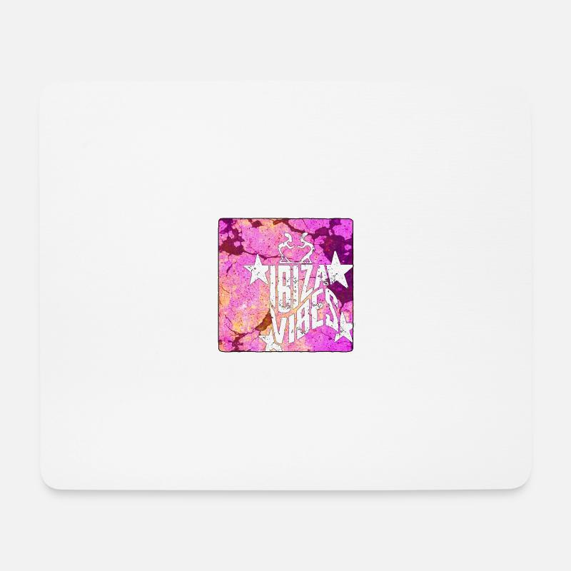 Ibiza Vibes Design - Mousepad (Querformat) - Weiß
