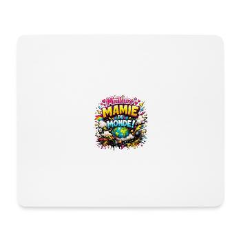 Best Colorful Granny in the World - Mouse Pad (horizontal) - white - Front