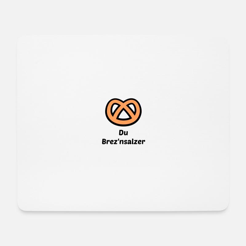 Breznsalzer - Mousepad (Querformat) - Weiß