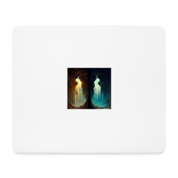 Dimensionsriss - Mousepad (Querformat) - Weiß - Vorne