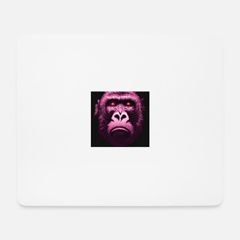 The Sad Monkey - Tier Porträt Pop Art Style - Mousepad (Querformat) - Weiß
