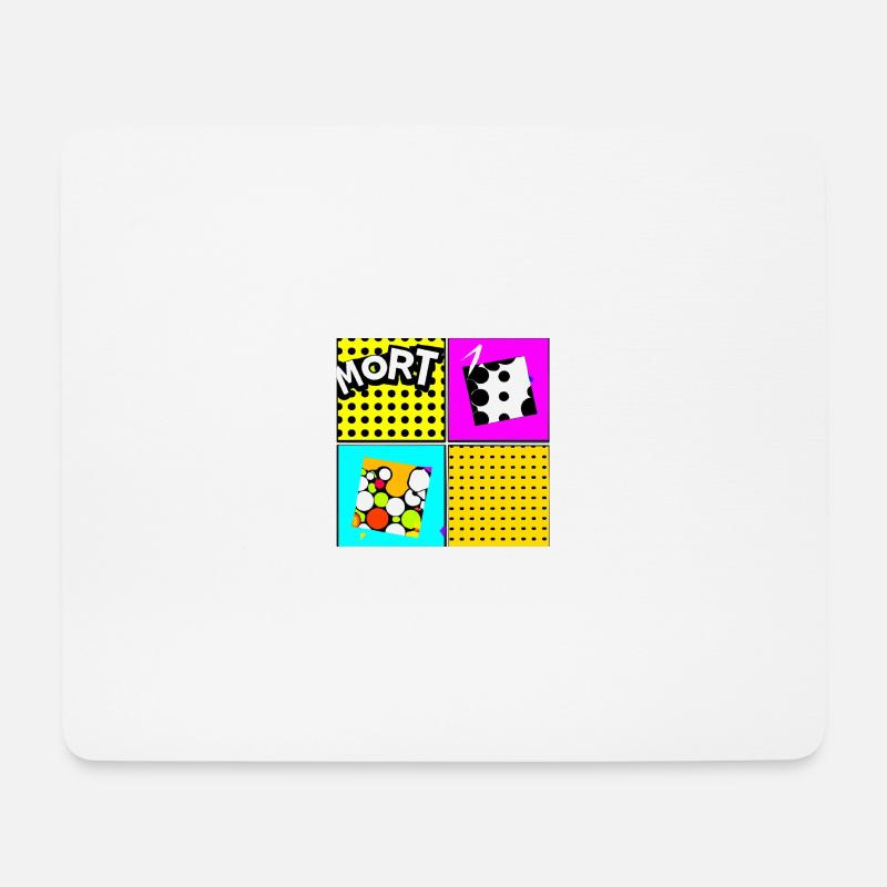 Pop art - Mousepad (Querformat) - Weiß