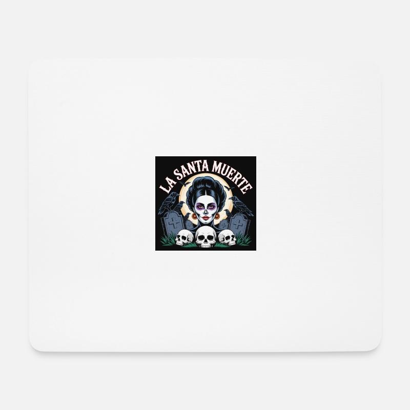 La Santa Muerte - Mousepad (Querformat) - Weiß