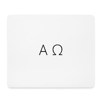 Alpha and Omega - Mouse Pad (horizontal) - white - Front
