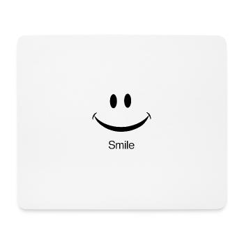 Minimalistische Augenpaar - Mousepad (Querformat) - Weiß - Vorne