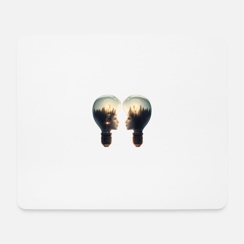 Techeader - Mousepad (Querformat) - Weiß