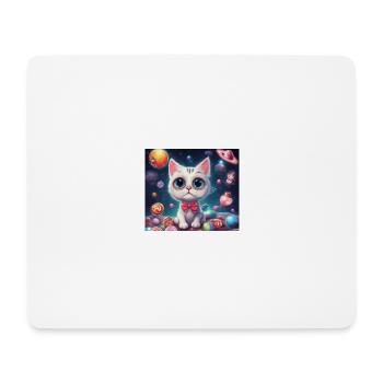 Katze Katze Katze - Mousepad (Querformat) - Weiß - Vorne