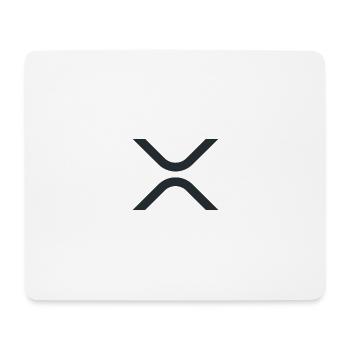Ripple XRP Logo - Mouse Pad (horizontal) - white - Front