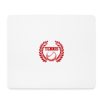 Tennis Sport - Mousepad (Querformat) - Weiß - Vorne