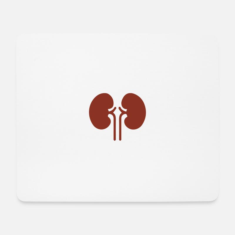 Niere kidney Herz-Kreislauf Stoffwechsel - Mousepad (Querformat) - Weiß